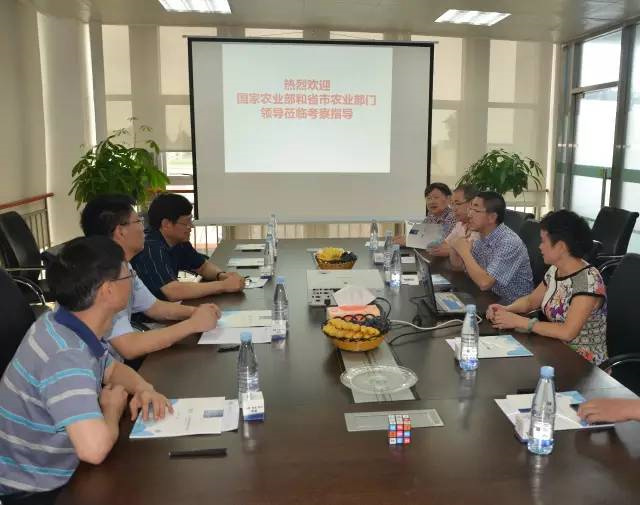 农业部领导率团到pp电子模拟器官网集团参观考察 农业部领导率团到pp电子模拟器官网集团参观考察